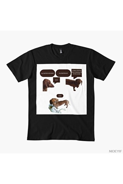 Flood Of Style Μπλουζάκι Dachshund με την επιγραφή "Be Like This" για άνδρες ...