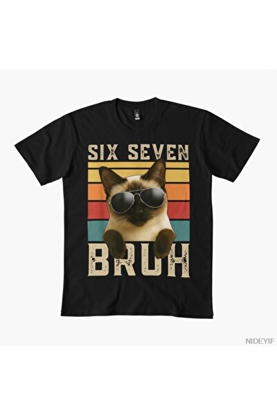 Flood Of Style Retro Cool Cat tricou 100% bumbac piese Tricouri pentru bărbaț...