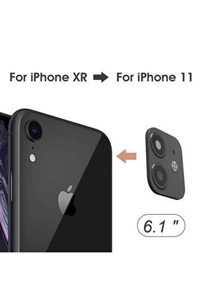 zore iPhone XR Uyumlu CP-03 iPhone 11 Kamera Lens Dönüştürücü