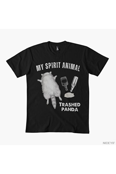 Flood Of Style Μπλουζάκι My Spirit Animal Trashed Panda για άνδρες Γυναικεία ...