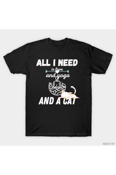 Flood Of Style Ρετρό απόσπασμα Το μόνο που χρειάζομαι είναι αγάπη και γιόγκα ...