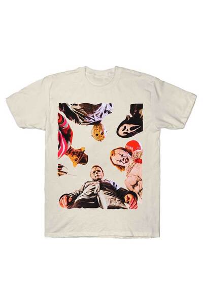 Flood Of Style تي شيرت فيلم الرعب الهالوين جوست للرجال والنساء 100% قطن تي شي...