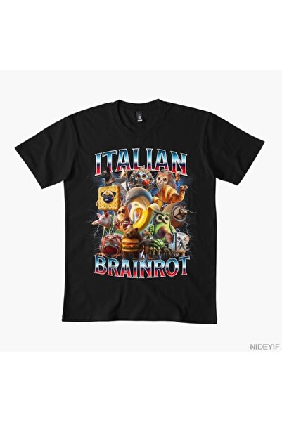 Flood Of Style Italian Brain Rot Italian Brainrot Memes amuzante T- tricou 10...