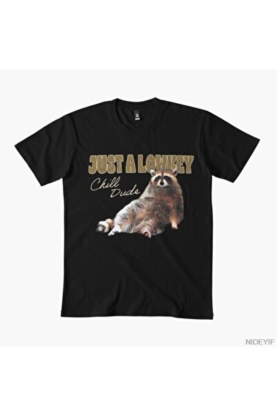 Flood Of Style Απλά να είστε ελαφρώς άνετοι, φίλε, χαριτωμένο ρακούν, αστείο ...