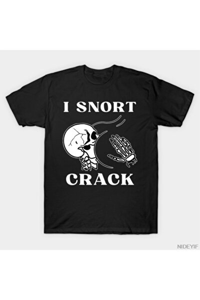 Flood Of Style Tricou de Halloween înfricoșător cu craniu de schelet și fund,...