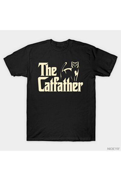 Flood Of Style The Catfather Ανδρικό Γυναικείο T-Shirt 100% Μπλουζάκια Βαμβάκ...