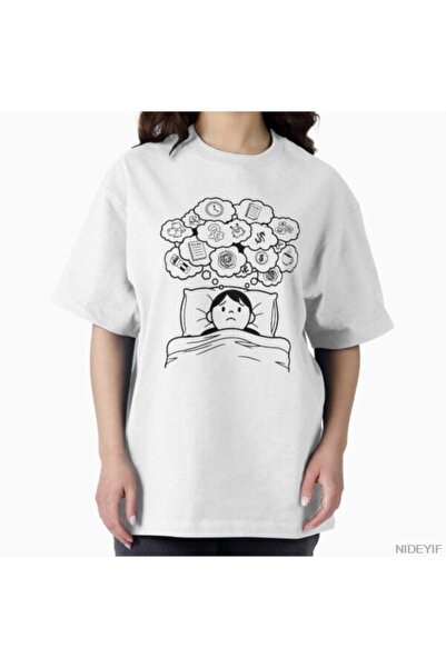 Flood Of Style Sleeping Thinking Meme T-shirt για άνδρες Γυναικεία 100% Βαμβά...
