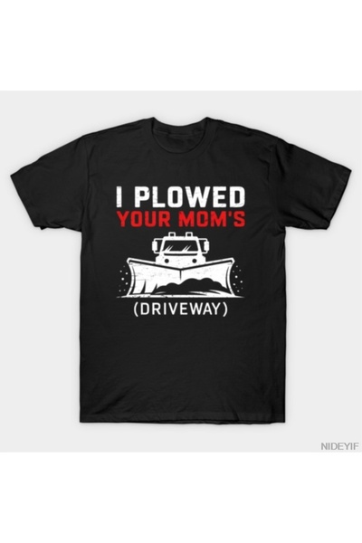 Flood Of Style تي شيرت مطبوع عليه "آلة ركوب الثلوج، لقد أجعل أمتك تشتتاش بالث...