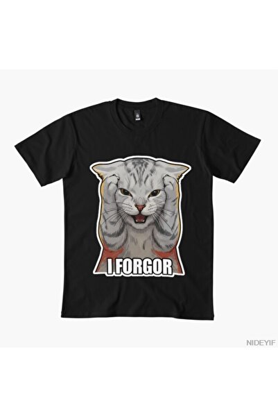 Flood Of Style I Forgor Meme T-shirt για άνδρες Γυναικεία 100% Βαμβάκι μπλουζ...