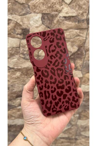Vip Case Oppo A60 Compatible Leopard Printed Pack Silicone Shock-Absorbing Cl...