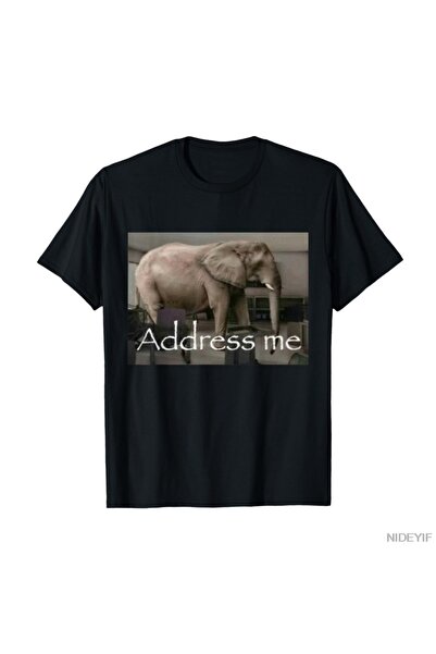 Flood Of Style Address Me Elephant Ανδρικό Γυναικείο T-Shirt 100% Μπλουζάκια ...