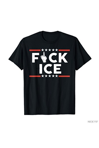 Flood Of Style Funny F Ice No Human Is Illegal Tricouri tricou 100% pentru bă...