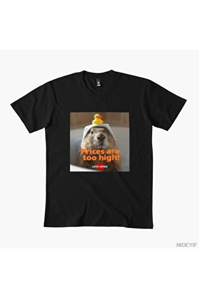 Flood Of Style Prețurile sunt foarte înalte! Tricou amuzant Meme Marmot trico...