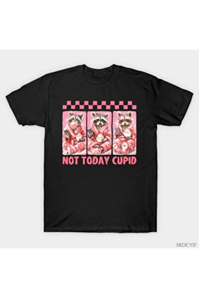 Flood Of Style ليست اليوم هي يومًا خاصًا، تي شيرت بتصميم كيوبيد سناكي راكون م...