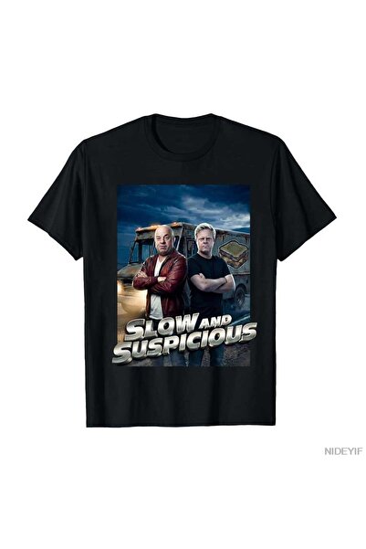 Flood Of Style Μπλουζάκι Slow and Suspicious Meme για άνδρες Γυναικεία 100% Β...