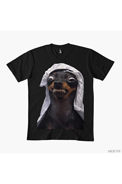 Flood Of Style Angry Funny Chihuahua Dog T-shirt για άνδρες Γυναικεία 100% Βα...