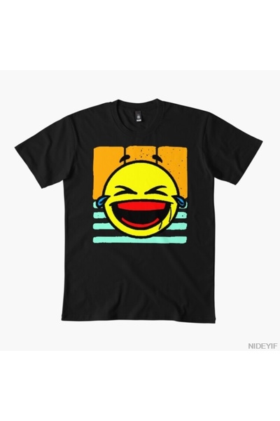 Flood Of Style Emoji Smiling With A Tear – Αστείο και χιουμοριστικό μπλουζάκι...
