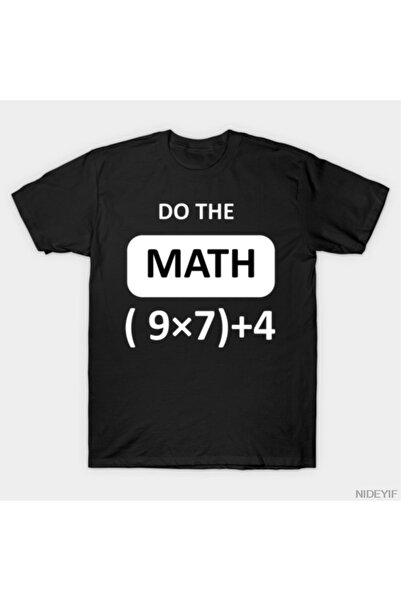 Flood Of Style Do The Math 6 7 Ανδρικό Γυναικείο T-shirt 100% Σετ Βαμβάκι T-s...