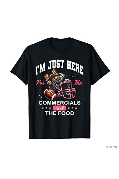 Flood Of Style Sunt aici doar pentru reclame și mâncare Tricou amuzant de fot...