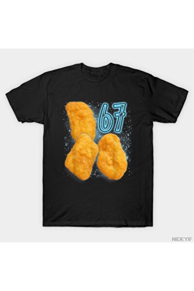 Flood Of Style Chicken Nugget Lover 67 Meme Six Seven T-shirt για άνδρες Γυνα...