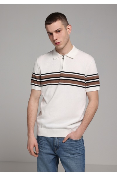 Colin's Regular Fit Men's White Sweater