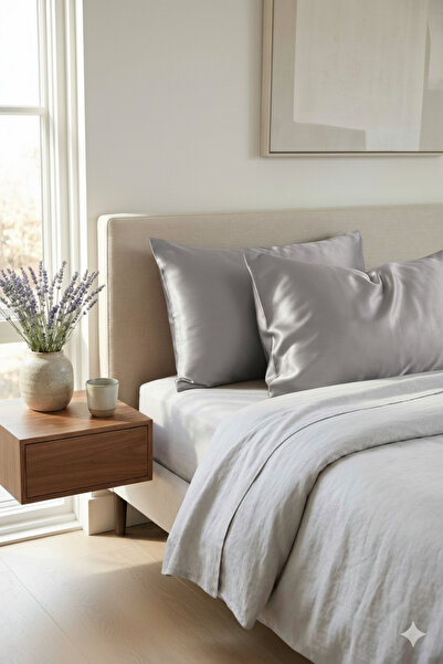 Aysu Sleep Σετ 2 μαξιλαροθήκες από μεταξωτό σατέν - 50x70 εκ. - Φιλικό προς τ...