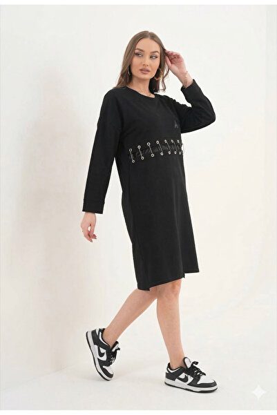 shE tekstil Design Oversized Dress