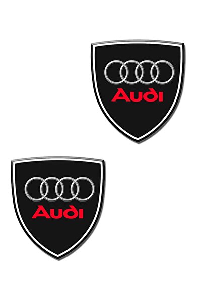 GARDENAUTO ملصق سيليكون ثلاثي الأبعاد من أودي أرما، قطعتين عالي الجودة