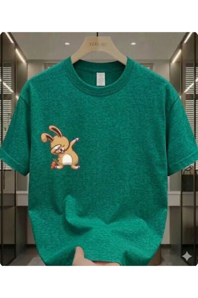 COHERENT Unisex Men/Women Tvşhvç Special Printed Oversized Cotton T-Shirt