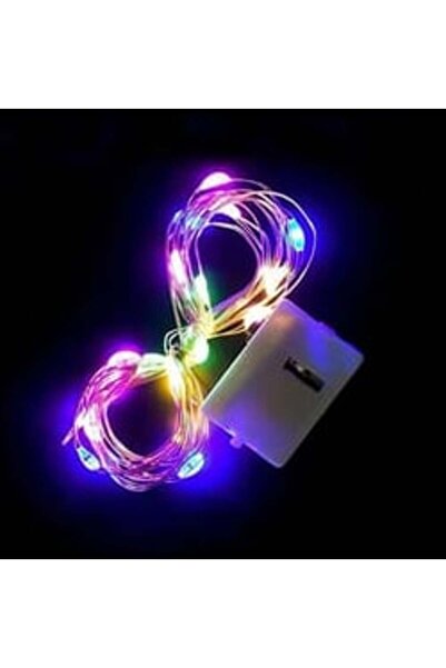 ALSHOP 1 Metre Peri Led Mini Kelebek Buketi İmalata Uygun Piller Dahildir renkli