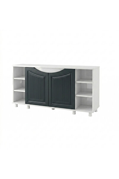 Kanki Pet 150 Cm WESTERN 15040- ANT1 MDF Akvaryum Beyaz Sehpa 150X40X69