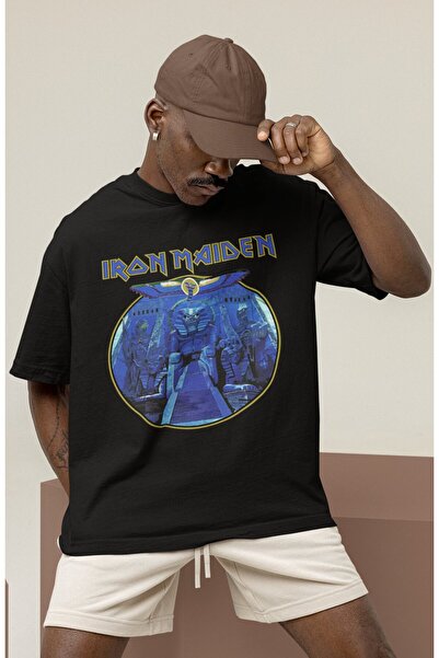SEVBANO Σχεδιασμός μπλουζάκι με στάμπα Iron Maiden Rock Metal Music Band, Uni...