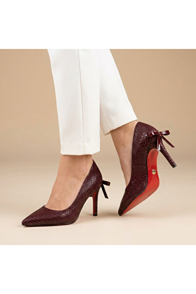 Letafia Moli Arka Bow Detail Short Heeled Stiletto