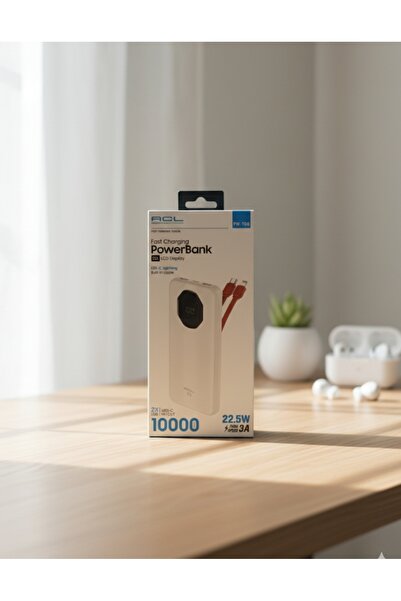 ACL 10000 mAh 2XUsb 1XPd Hızlı Şarj 22.5W Type-C Lightning Powerbank