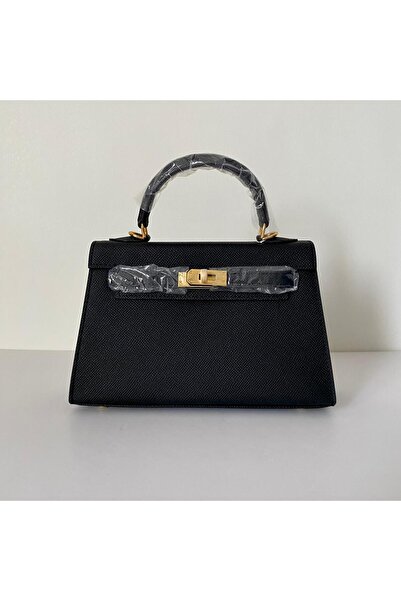 China شنطة نسائية مقاس 22 قفل ذهبي جلد