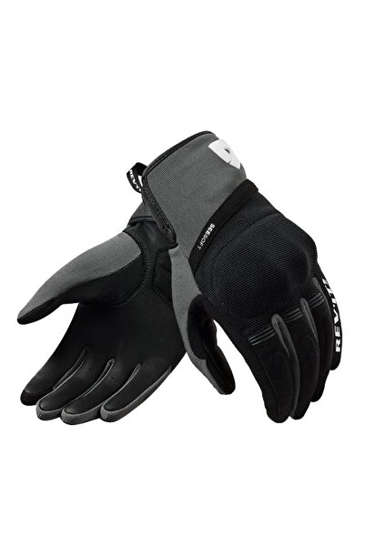 Revit قفازات موسكا 2 الصيفية للدراجات النارية باللونين الأسود والرمادي