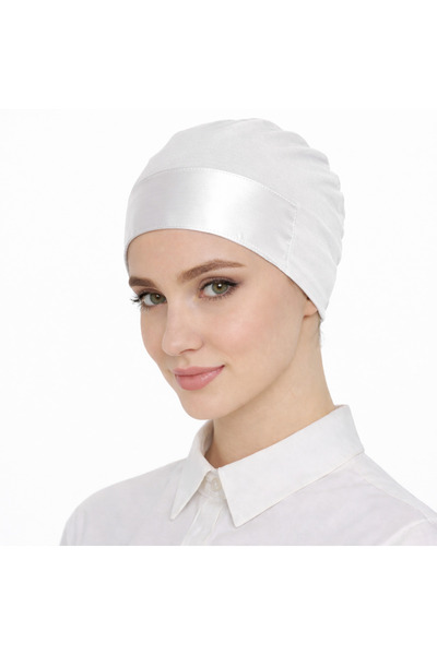mim eşarp Combed Satin Bone