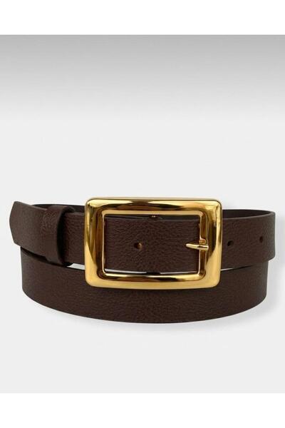 Mynoa Жіночий ремінь із золотою пряжкою, ремінь для піджака, ремінь для брюк,...