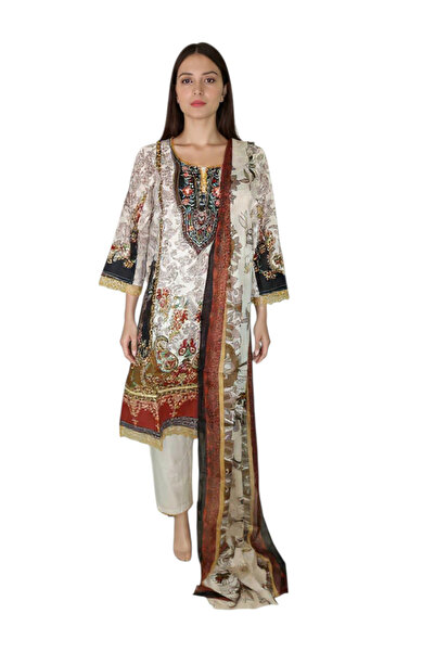 Generic Women's Salwar Kameez with Dupatta, Floral Print, Traditional Indian ...
