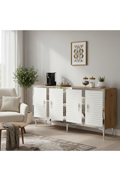 zetuna home KA1508DBS KONSOL, ÇOK AMAÇLI DOLAP, KAHVE KÖŞESİ VE TV SEHPASI SA...
