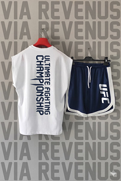 Vordevia Ultimate Printed Zero Sleeve Sports Tshirt and Shorts Sports Set