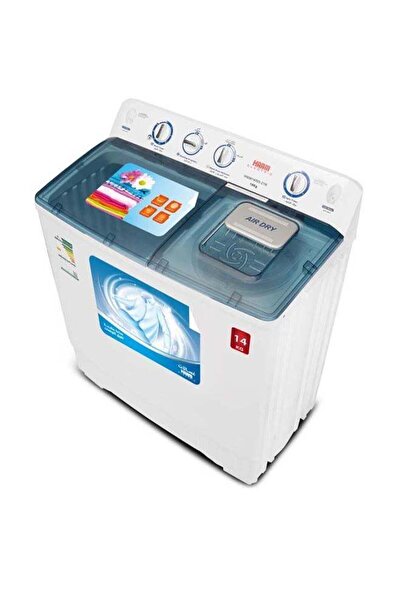 HAAM Twin Tub Washing Machine 14 Kg, White