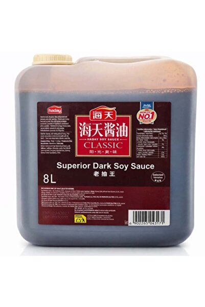 Top Ingrediente Класически тъмен соев сос Haday, естествено ферментирал – 8 л