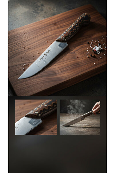 Yatağan Zeybek Professional T5 French Steel Butcher Knife - Verzalit Strappy ...