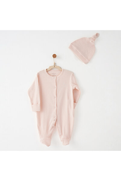 andywawa Ac26767 طقم بدلة قماش مودال قطعة باللون الوردي