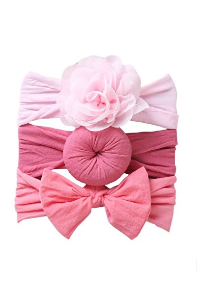 Bambimici - Aya Assorted Cute Soft Turban for Babies - Pink