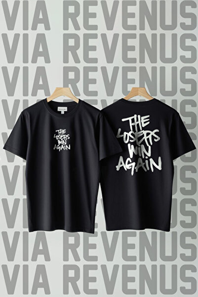 Vordevia Οι Χαμένοι Κερδίζουν Ξανά με τύπωμα Μπλουζάκι με λαιμόκοψη Crew Neck...