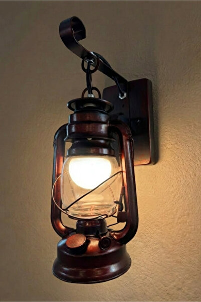 ACCEPT Traditional copper-colored wall lantern