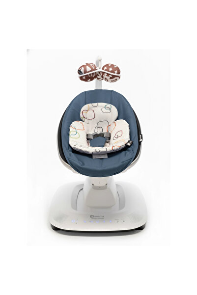 4moms Mamaroo 5.0 Elektrikli Ana Kucağı - Slate Blue + Yenidoğan Destek Pedi