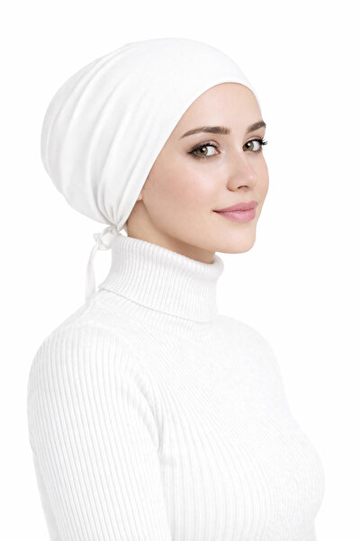 Jusmart 2 Pieces of White Combed Cotton Bonnets with Cotton Stitched Fronts |...